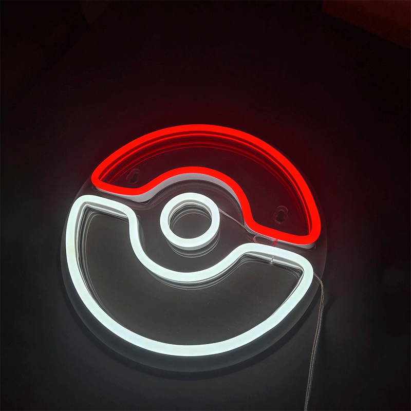 تابلو نئون طرح Pokeball کد TP013